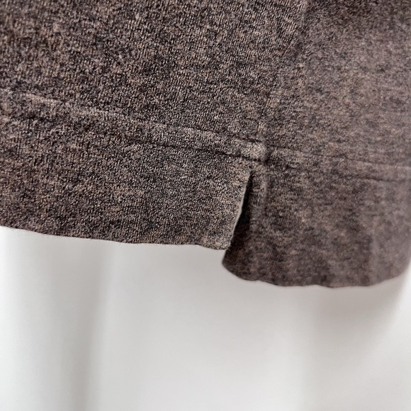 Ermenegildo Zegna Brown Polo Shirt with Quarter-Zip - Picture 6 of 7